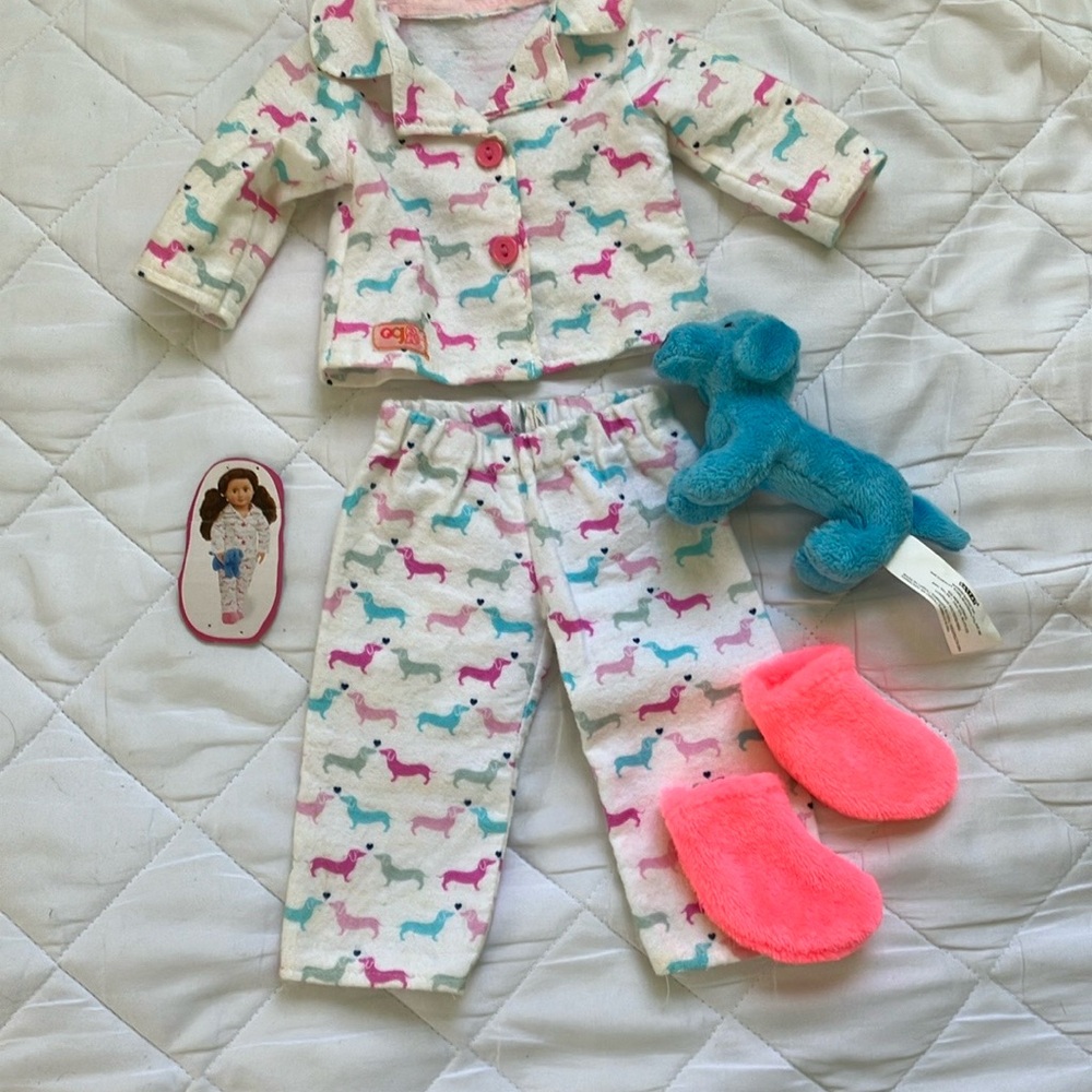 Our Generation Counting Puppies Pajamas for 18 in doll